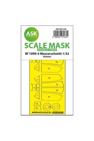 Bf 190k-4 messetschmitt double sided express fit mask for kotare Aanbieding