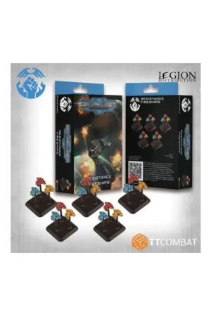 Dropfleet Commander - Resistance Fireships Figuur spellet Nieuw
