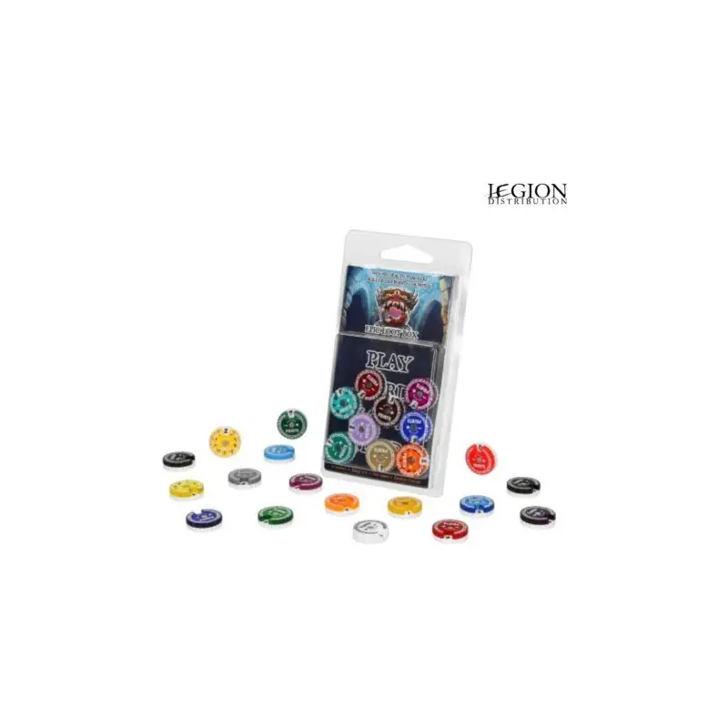 Epic Loot Box - 20mm Round Score Counters (0-9) 9 pieces Betaalbaar