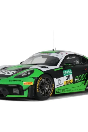 Koopje Otto mobile porsche cayman 718 gt4 rs clubsport black 30 adac gt4 2023 1/18 Miniatuur
