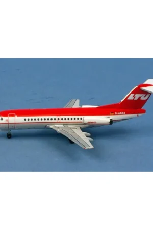 Rechtstreeks Van De Fabrikant LTU Fokker F-28 D-ABAX Miniatuur