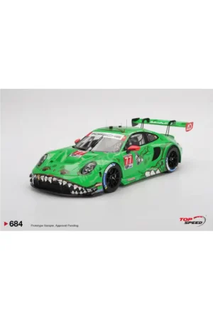 Tijdelijk Beschikbaar Porsche 911 (992) gt3 r 77 ao racing imsa 12h de sebring 2025 1st Miniatuur