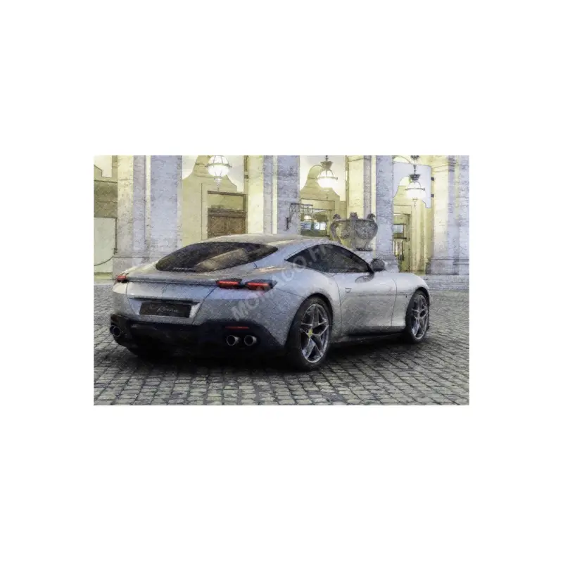 Rechtstreeks Van De Fabrikant Ferrari roma 2019 gray "grigio titanio" (premium box - hardcase) Miniatuur