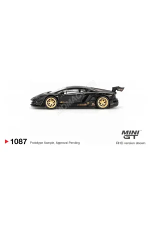 Gereduceerde Prijs Lamborghini aventador lb-works 2025 black “black matte” (blister edition) (lhd) Miniatuur
