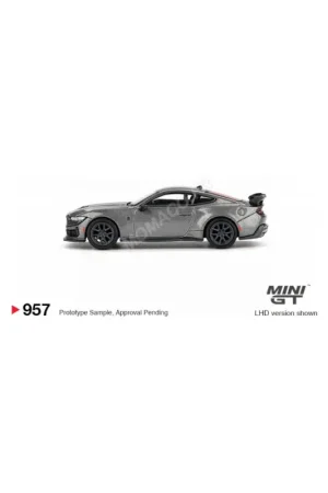 Actieprijs Ford mustang dark horse 2024 gray "carbonized gray" (blister edition) (lhd) Miniatuur