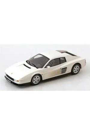 1986 White Ferrari Testarossa Miniatuur Gratis Retour