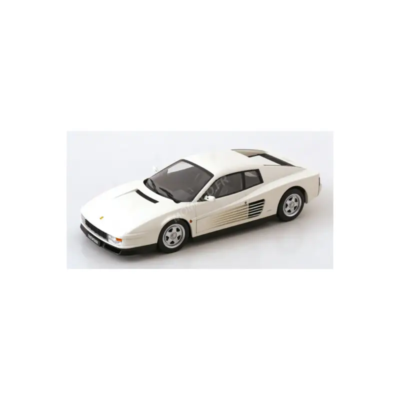1986 White Ferrari Testarossa Miniatuur Gratis Retour
