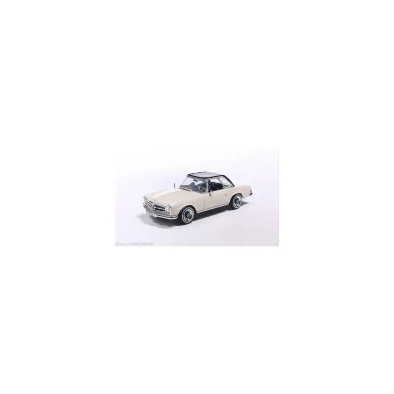 Mercedes-benz 230sl (w113 - pagoda) hardtop 1964 light beige/black Miniatuur Goedkoop