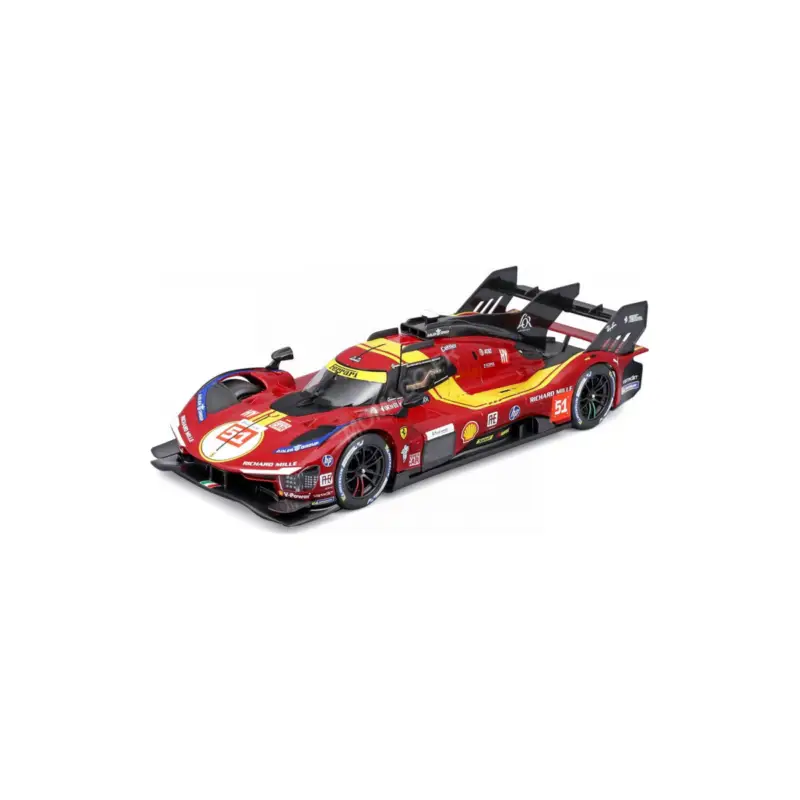 Tijdelijk Beschikbaar Ferrari 499p 3.0l turbo v6 "team ferrari - af corse" 51 a. pier guidi / james calado / antonio giovinazzi 24h du mans 2025 3eme