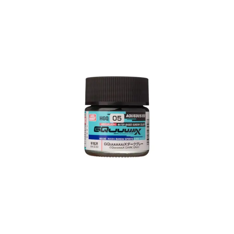 Aanbieding Aqueous Gundam Color (10 ml) GQuuuuuuX DARK GRAY Acrylverf