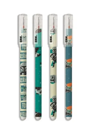 Star Wars: The Mandalorian Erasable Pens Set (4) Gereduceerde Prijs