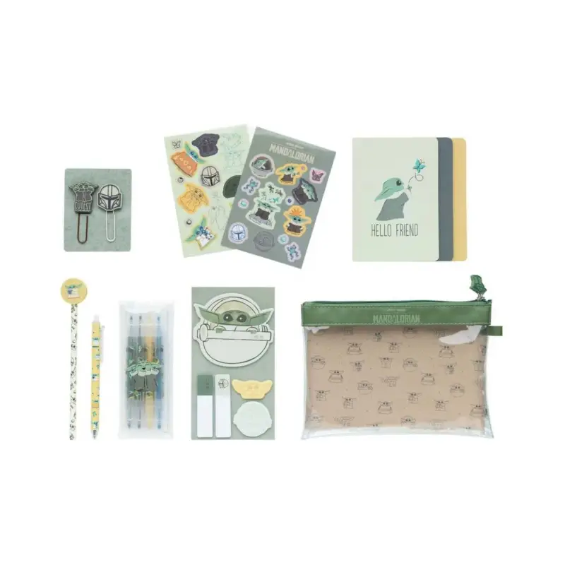 Exclusieve Aanbieding Star Wars: The Mandalorian Grogu stationery set