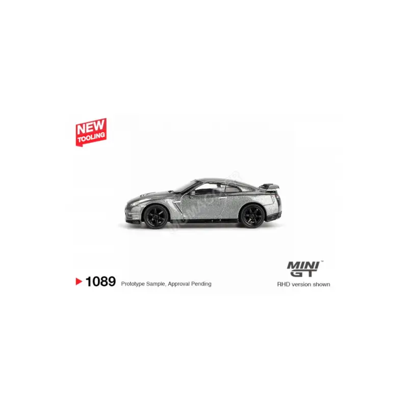 Flitsaanbieding Nissan gtr (r35) crs version 2013 gray “dark metal grey” (blister edition) (rhd) Miniatuur