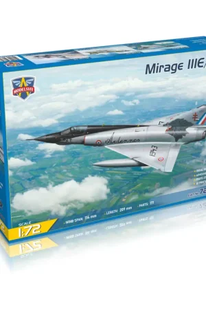 Fabrieksprijs Dassault_Mirage IIIE/EZ fighter-bomberThe set includes:· 171 parts;· 2 assembly variants (Mirage III and Mirage III EZ - differe