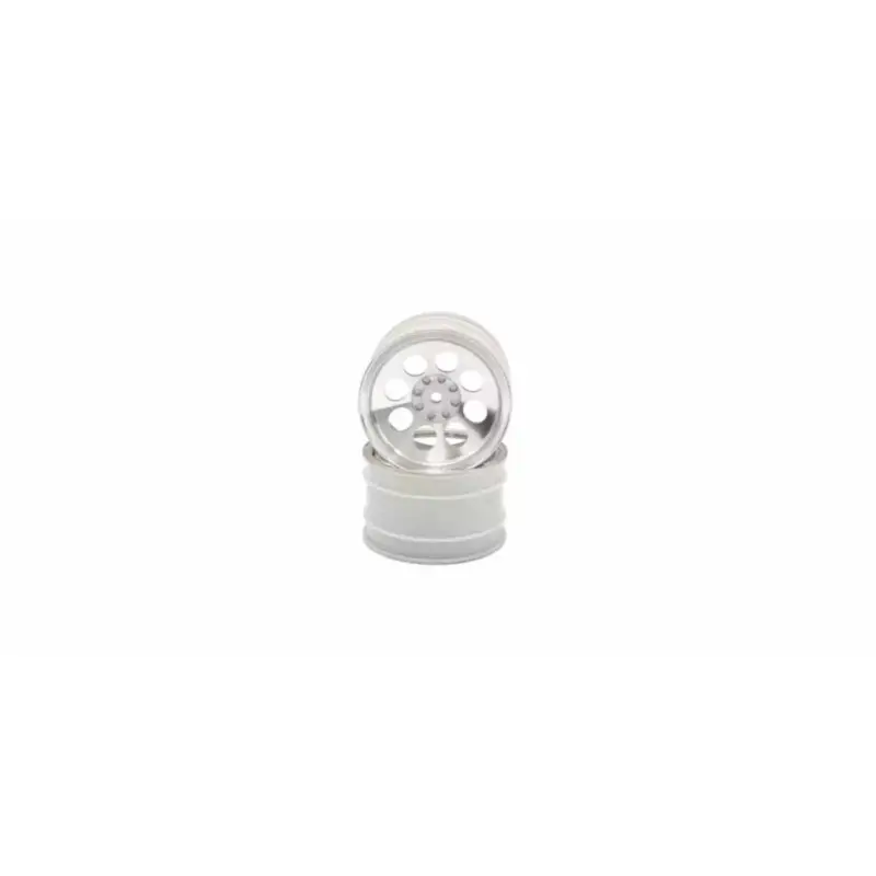 Laatste Kans 8 Hole Satin Chrome Rims 2.0 inches (2) Kyosho Optima