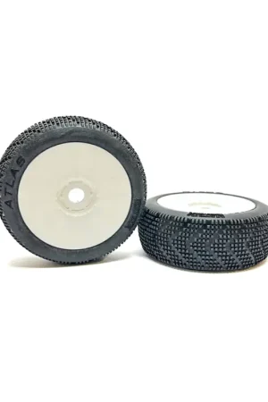 Gecertificeerd Matrix Buggy 1:8 Atlas Ultra Soft Tires (2) white rims