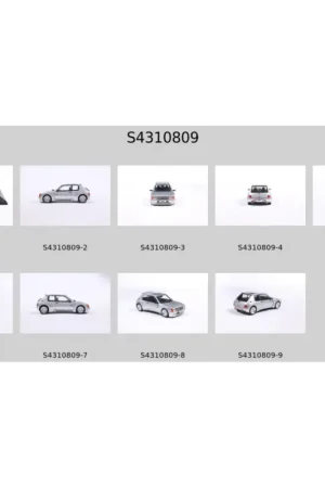 Solido 4310809 peugeot 205 dimma gris futura 1992 1/43 Miniatuur Fabrieksprijs