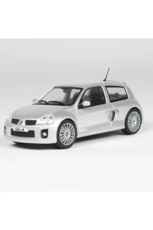 Laatste Versie Solido 4318103 renault clio v6 ph.2 gris titane 647 2004 1/43 Miniatuur