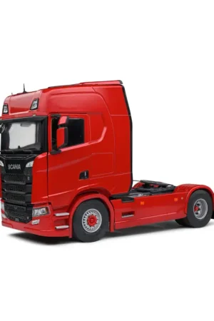 Hoge Kwaliteit Solido 4319101 scania s580 red 2024 1/43 Miniatuurr