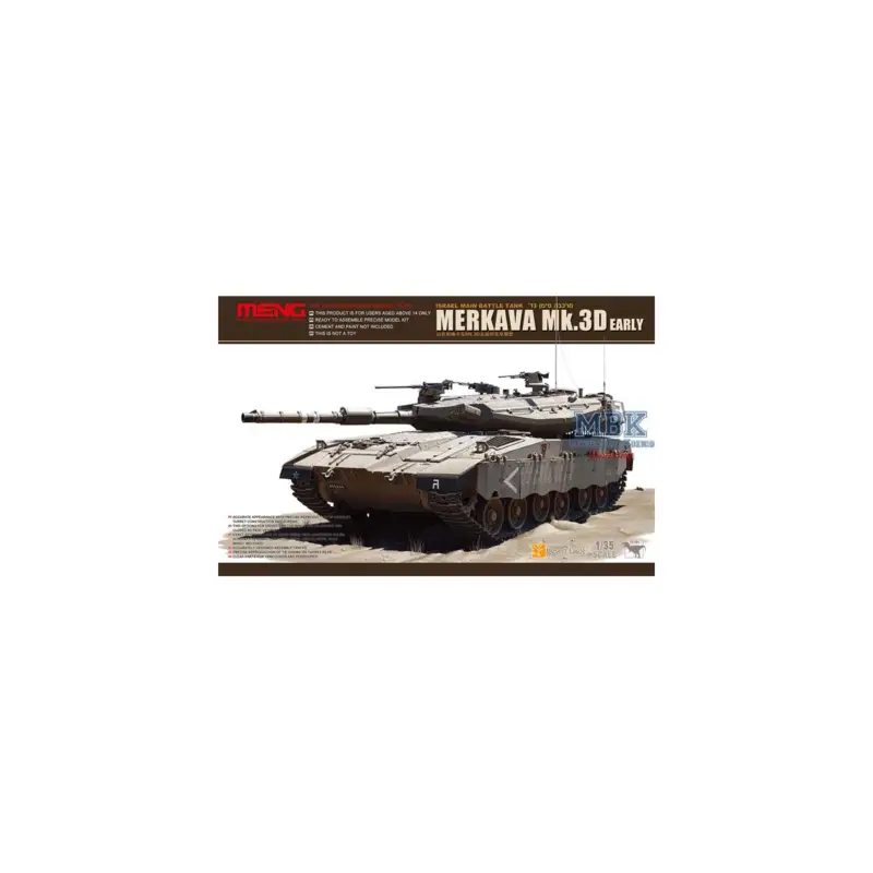 Israel Main Battle Tank Merkava Mk.3D Early Schaalmodel Beste Prijs