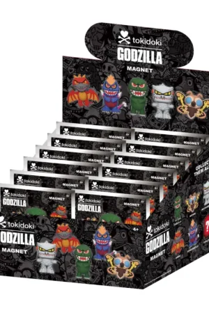 TOKIDOKI X GODZILLA- 1 -3D Foam Magnets in Blind Box (Display 12 Pcs) Gecertificeerd