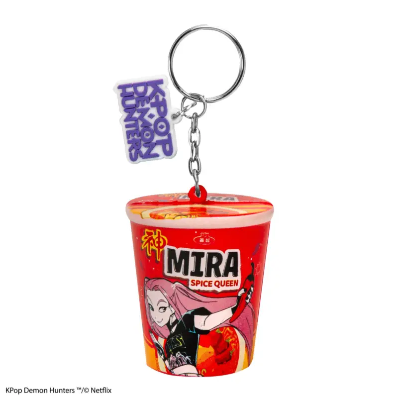 Direct Beschikbaar Kpop Demon Hunters Mira Spice Queen Noodles Squishy Keychain