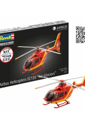 Beperkt Aanbod Starter Kit Airbus Helicopters EC135 "Air-Glaciers Schaalmodel