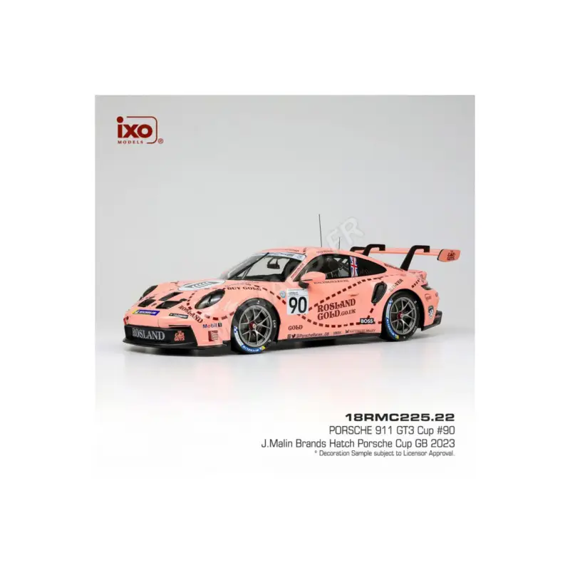 Gecertificeerd Porsche 911 gt3 cup 90 malin porsche cup brands hatch 2023 Miniatuur