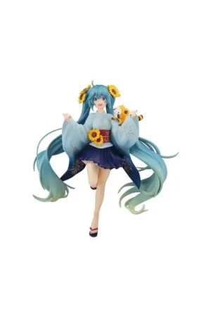 Gratis Retour Hatsune Miku x Rascal Summer Festival Special Figure 17cm Figuurtje