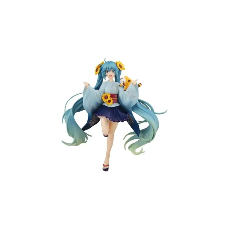 Gratis Retour Hatsune Miku x Rascal Summer Festival Special Figure 17cm Figuurtje