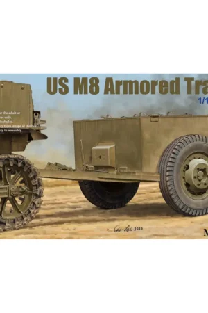 Us m8 armored trailer Schaalmodel Must-Have