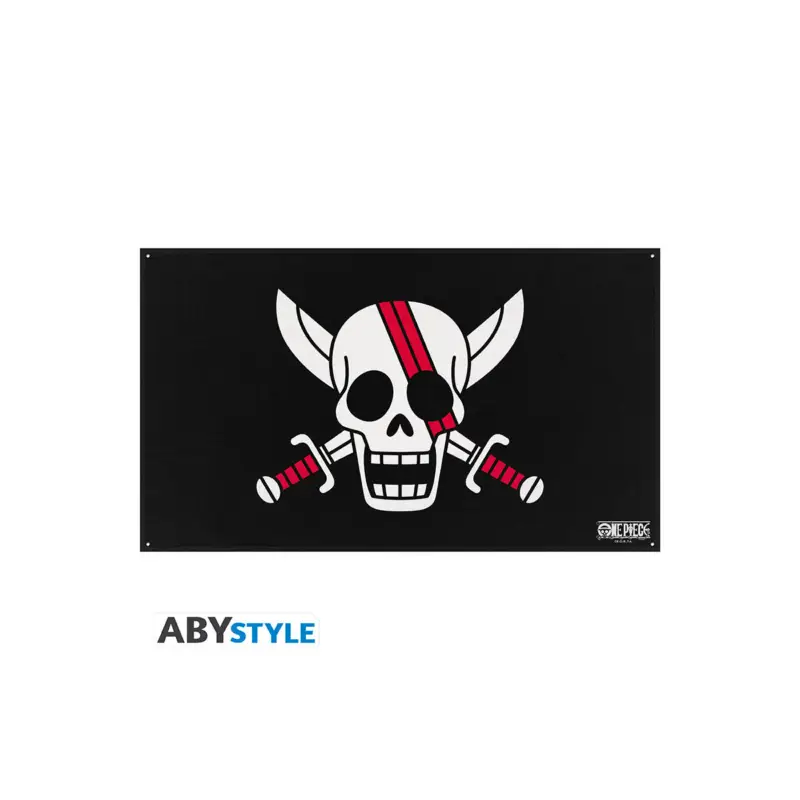 Seizoensaanbieding ONE PIECE - Flag 70X120cm - Red hair Pirates