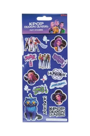 KPop Demon Hunters set Puff stickers Speciale Aanbieding