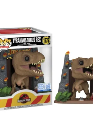 JURASSIC PARK - POP Deluxe No. 1775 - T-Rex with portal Pop figur Goedkoop
