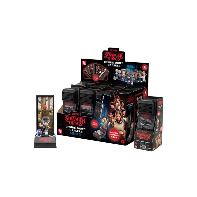 STRANGER THINGS - Walkie Talkie Capsule - Assorted 8 Figures BLIND BOX Figuurtje Dagaanbieding