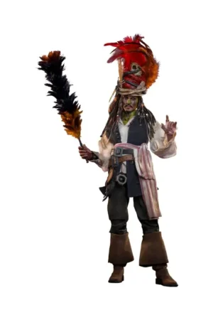 Express Levering Pirates of the Caribbean: Dead Man's Chest DX 1/6 Scale Figure Pelegostos Chief Jack Sparrow 30cm