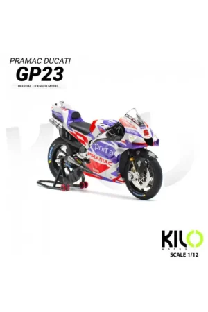 Express Levering Ducati desmosedici gp23 "team prima pramac" 5 johann zarco moto gp season 2023 Miniatuur