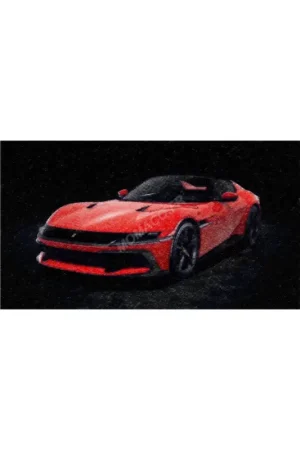 Ferrari 12cilindri 2024 red "rosso corsa" (premium box - hardcase) Miniatuur Tijdelijk Beschikbaar