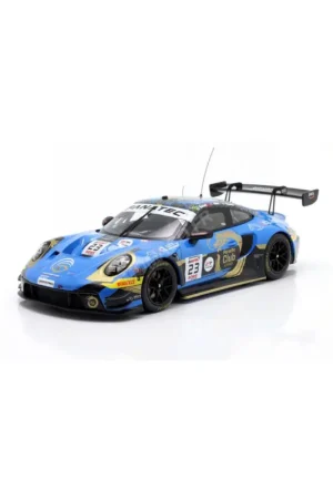 Porsche 911 gt3 r phantom global racing 23 eriksson/evans/preining spa 2024 Miniatuur Lage Prijs