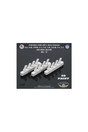 CN18 UHF/L Band Antenna. This simple, but useful set provides a total of 12 antennas that are used on a variety of aircraft. Flitsaanbieding