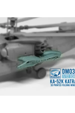 Gratis Retour Kamov Ka-52k 3D PRINTED FOLDING WING SET (designed top be used with Dream Model kits) 3D-Printed