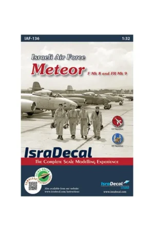 Gereduceerde Prijs IAF Gloster Meteor F.8/FR.9 Markings for 117 and 107 Squadrons.