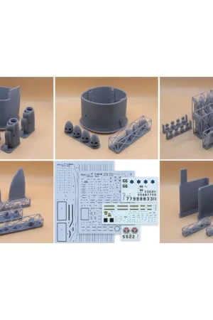 Express Levering Lockheed C-130J-30 Hercules IAF 'Shimshon' Conversion Set (designed to be used with Italeri kits) Includes: 3D resin printed par