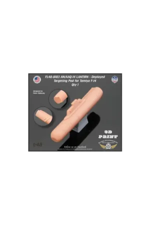 Populair AN/AAQ-14 LANTIRN Pod for Tamiya F-14 - Deployed