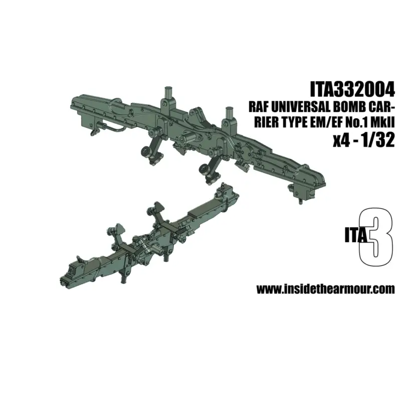 Goedkoop RAF Universal Bomb Rack Type EM/EF No.1 MkII (x4 pack)
