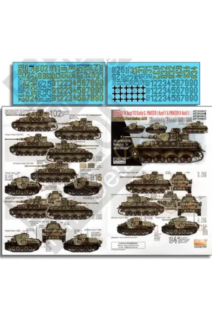 Pz-Abt z.b.V. 66 Panzer I Fs, II Js & IV F2/GsA Bestseller