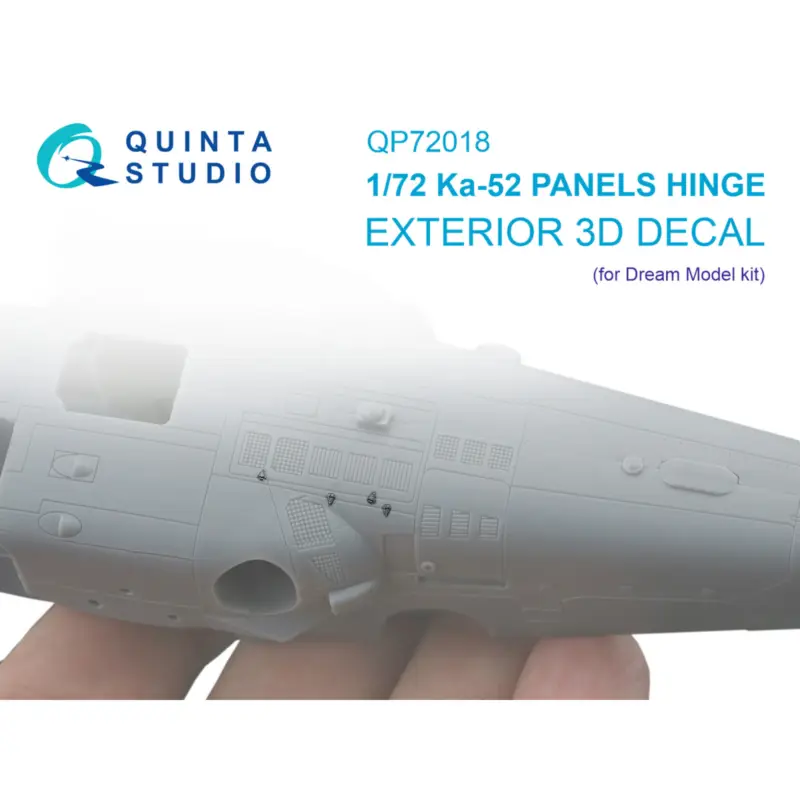 Hoge Kwaliteit Decal Ka-52 Panels Hinge (Dream Model/Quinta Models)