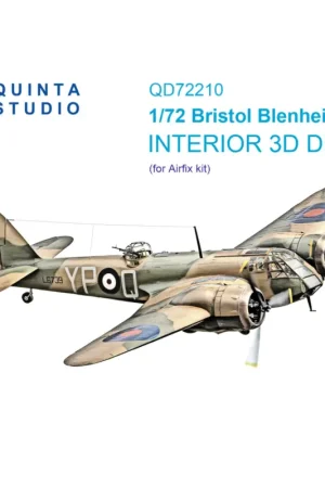 Bristol Blenheim Mk.I 3D-Printed & coloured Interior on decal paper (Airfix) Aanbieding