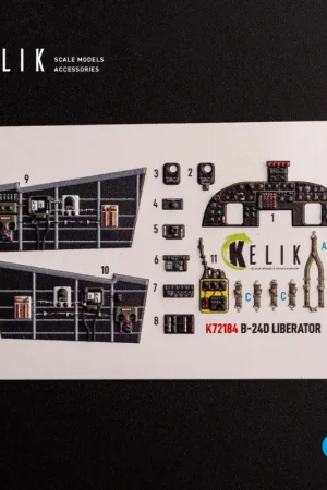 B-24D Liberator - interior 3D decals for Hasegawa kit Rechtstreeks Van De Fabrikant