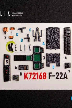 Actieprijs F-22A Raptor - interior 3D decals for Academy kit